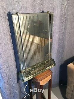 Radiator Art Deco Sign Saint Gobain Glass Rene Coulon Lamp Chandelier Muller