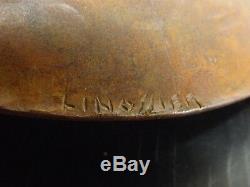 Rare Cup, Empty Copper Dinaderie Pocket Signed Linossier. Art Deco