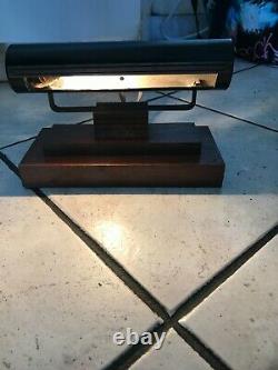 Rare Lamp Pair Moderniste Art Deco 1930 Signed
