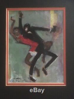 Rare Paul Colin (1892-1985) Le Bal Negro Gouache Signée- 1925