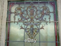 Rare Renaissance Stained Glass Windows Signed Joseph Vantillard Nineteenth Ems
