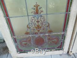 Rare Renaissance Stained Glass Windows Signed Joseph Vantillard Nineteenth Ems