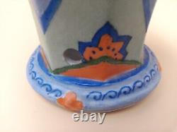 Rare incense burner in signed faience by G. GUYARD 1930 Art Deco