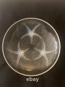 René Lalique, Coupe Volubilis, Opalescent, Signed, Numbered, Year 1921