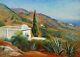 Romeo Aglietti Table Art Orientalist Orientalism Algeria Algiers Coast Landscape