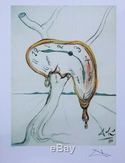 Salvador Dali Soft Watch Lithographie Numbered And Signed, 500ex