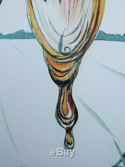 Salvador Dali Soft Watch Lithographie Numbered And Signed, 500ex