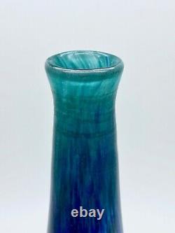 Schneider The French Glass Vase Chicorée Signed At The Berlingot Era Art Deco