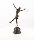 Sculpture Dancer From Palmyra Bronze Art Deco Style After Demetre Chiparus