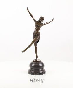 Sculpture Dancer from Palmyra bronze Art Deco Style After Demetre Chiparus