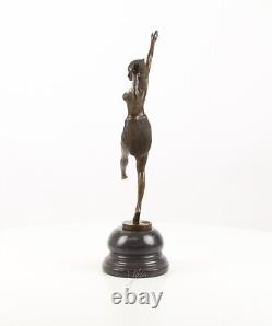 Sculpture Dancer from Palmyra bronze Art Deco Style After Demetre Chiparus