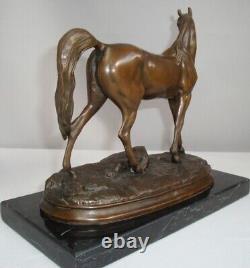 Sculpture Statue Horse Animalier Style Art Deco Style Art Nouveau Solid Bronze