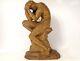 Sculpture Terracotta Man Naked Athlete At Rest O. Merval Art Deco Xxth