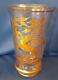 Signed Adat Vase Art Deco Period 1930 Gold Decor With Deer