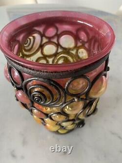 Signed Daum Majorelle Superb Quality Vase Exceptional Art Deco No Galle