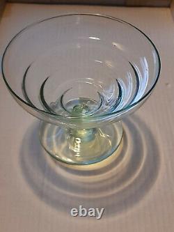 Six Art Deco Crystal Champagne Cups By Daum Nancy