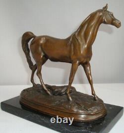 Statue Horse Style Art Deco Style Art Nouveau Massive Bronze Sign