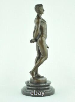 Statue Sculpture Athlete Sexy Style Art Deco Style Art New Solid Bronze Sig