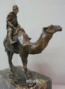 Statue Sculpture Camel Dromedary Animalier Tuareg Style Art Deco Style Art N