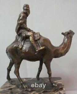 Statue Sculpture Camel Dromedary Animalier Tuareg Style Art Deco Style Art N