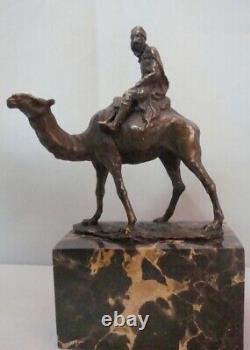 Statue Sculpture Camel Dromedary Animalier Tuareg Style Art Deco Style Art N