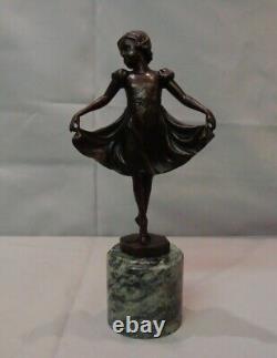 Statue Sculpture Classical Dancer Opera Style Art Deco Style Art Nouveau Bronze