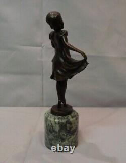 Statue Sculpture Classical Dancer Opera Style Art Deco Style Art Nouveau Bronze