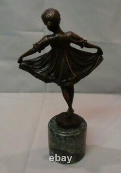 Statue Sculpture Dancer Classic Opera Style Art Deco Style Art Nouveau Bronze