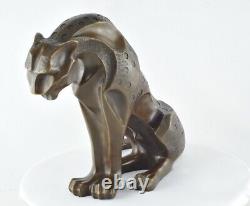 Statue Sculpture Dragon in Animalier Style Art Deco Style Art Nouveau Solid Bronze