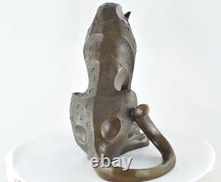 Statue Sculpture Dragon in Animalier Style Art Deco Style Art Nouveau Solid Bronze