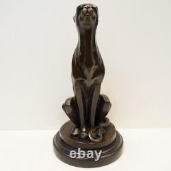Statue Sculpture Guepard Animal Style Art Deco Style Art Nouveau Bronze Massi