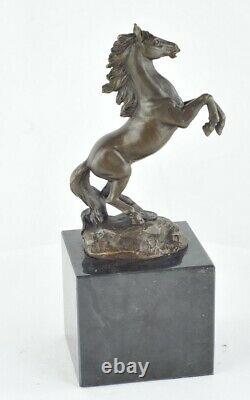 Statue Sculpture Horse Animal Style Art Deco Solid Bronze Sign