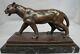 Statue Sculpture Lion Lioness Animalier Style Art Deco Style Art Nouveau Bronze