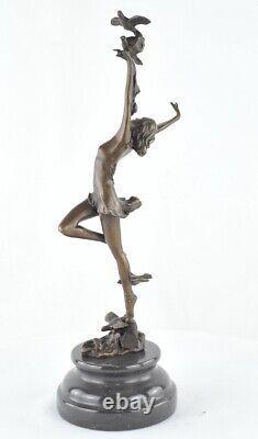 Statue Sculpture Nude Dancer Sexy Art Deco Style Art Nouveau Bronze Maquette