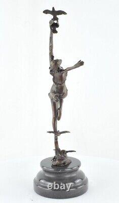 Statue Sculpture Nude Dancer Sexy Art Deco Style Art Nouveau Bronze Maquette