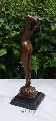 Statue Sculpture Nude Dream Pin-up Sexy Style Art Deco Style Art Nouveau Bron