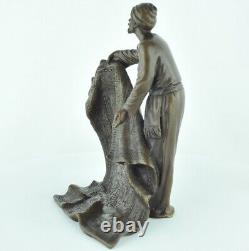 Statue Sculpture Oriental Style Carpet Merchant Art Deco Style Art Nouveau Bro