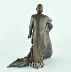 Statue Sculpture Oriental Style Carpet Merchant Art Deco Style Art Nouveau Bro