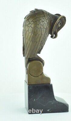Statue Sculpture Owl Owl Bird Animal Style Art Deco Style Art Nouvea