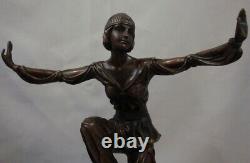 Statue Sculpture Scheherazade Style Art Deco Style Art New Solid Bronze Sig