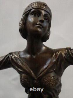 Statue Sculpture Scheherazade Style Art Deco Style Art New Solid Bronze Sig