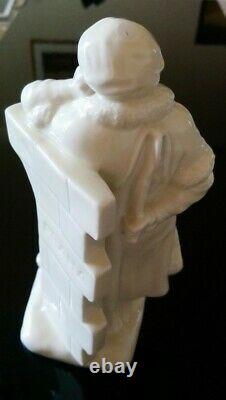 Statuette In Porcelain Priken Hammer Praha / Czechoslovakia / Signed / Art Deco