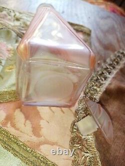 Superb Large Art Deco Multilayered Glass Perfume Bottle 18 CM Viard Unsigned