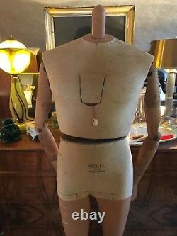 Superb Mannequin Brand Siegel 30's Incomplete Completely Articulated Signed