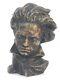 Superb Sculpture Bronze Art Deco Bust Beethoven Signed The Verrier Le Faguays