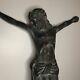 Tora 115 Statue Of The Crucified Christ Bronze Art Deco Signed A. Dubois 40 Cm