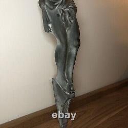 TORA 115 Statue of the Crucified Christ Bronze Art Deco Signed A. Dubois 40 cm