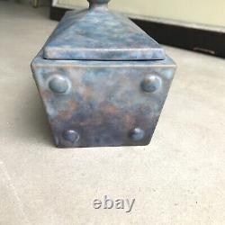 Terracotta box signed MARTHAUD and ENEL art deco new vintage antique