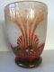 The Vase Art Deco French Glass Charder Signed And Authentic
