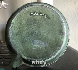 The Verrier Max (1891-1973) The Ashtray Ashtray With Green Patina Signed